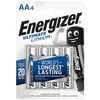 4x Baterie ENERGIZER ULTIMATE LITHIUM AA LR6 1,5V Blister