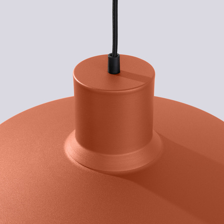 Lampa Wisząca Sufitowa E27 Ochra czerwona BILO Crimson SL.1706 Sollux