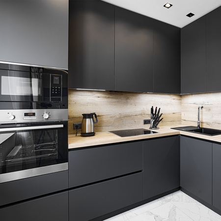 Oprawa Podtynkowa GU10 Halogenowa Wpuszczana Spot Oczko Czarna Kwadratowa Kobi