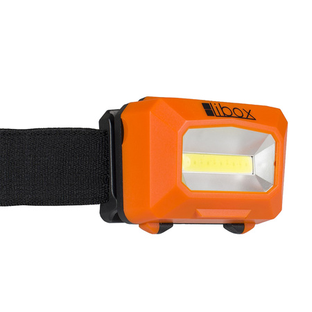 Latarka Czołowa Bateryjna LED COB 3W 250lm 3x AAA Lampka MOCNA LB0196 LIBOX