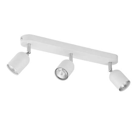 Lampa Sufitowa TOP WHITE Spot Biało-Srebrna Klasyczna 3xGU10 4413 TK Lighting