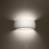 Lampa Ścienna Kinkiet G9 Półokrągła Biała Nowoczesna Pontius Sollux