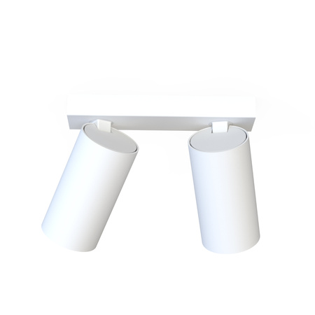Lampa Sufitowa Oprawa Natynkowa Reflektor Punktowa 2x GU10 Biała Nowoczesna MONO 7810 Nowodvorski