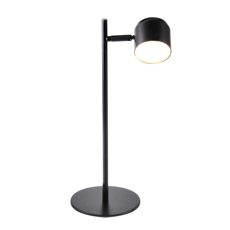 Lampka Biurkowa Stołowa LED 4,2W KUBIK Czarny 3000K GOLDLUX