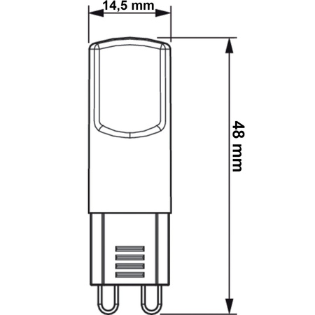 Żarówka LED G9 KAPSUŁKA 2W = 25W 220lm 3000K Ciepła PHILIPS CorePro