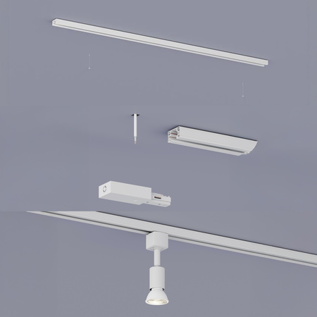 Reflektor Szynowy Lampa na Szynę Oświetleniową Szynoprzewód LED GU10 Biała EasyLink Tobia Philips