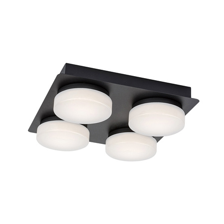 Lampa Sufitowa LED 21W 1900lm 4000K Czarny IP44 Nowoczesny Attichus Rabalux