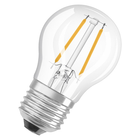 Żarówka LED P45 Kulka E27 2.5W = 25W 250lm 4000K Neutralna 300° Retrofit Filament CLASSIC Osram