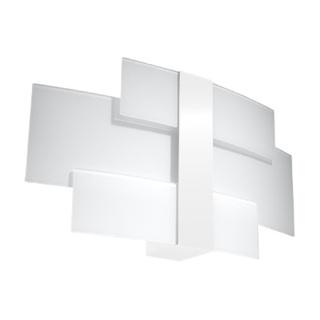 Lampa Ścienna Kinkiet 2x G9 Prostokątna Biała Nowoczesna Celia Sollux