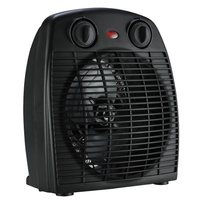 Termowentylator Regulowany Termostat 2000W Czarny Stojący Sanico Goldlux