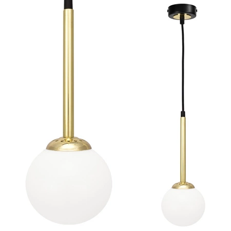 Lampa wisząca czarny mosiądz MiLAGRO PARMA 1x E14