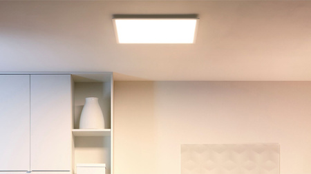 Panel LED Natynkowy 30x30 Lampa Sufitowa 12W CCT TW Czarny SMART WiFi WiZ