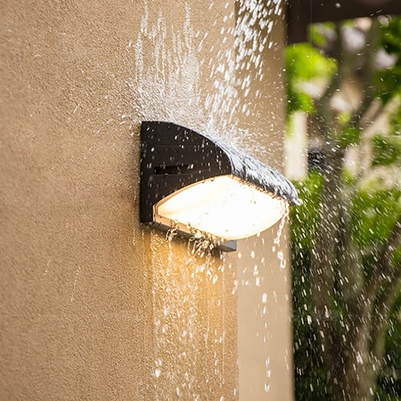 Lampa Ogrodowa Kinkiet Elewacyjny E27 DRACO Czarny