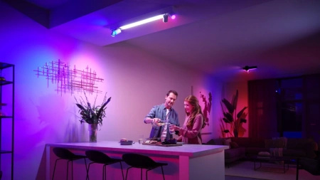 Lampa Sufitowa LED Reflektor 48.6W 3700lm IP20 White and Color Ambiance RGB + TW Biała Inteligentna SMART Zigbee Bluetooth Centris Philips HUE