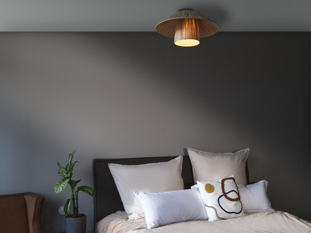 Lampa Sufitowa Dekoracyjna E27 Bambus Brązowy Decor Ledvance