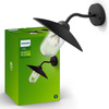 Kinkiet Ogrodowy Lampa Elewacyjna Zewnętrzna E27 IP44 Czarna Hammock Philips