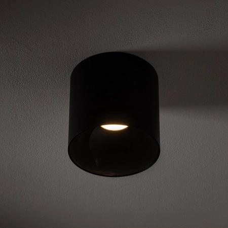 Oprawa Natynkowa Sufitowa GU10 SPOT TUBA Czarna POINT TONE 8225 Nowodvorski