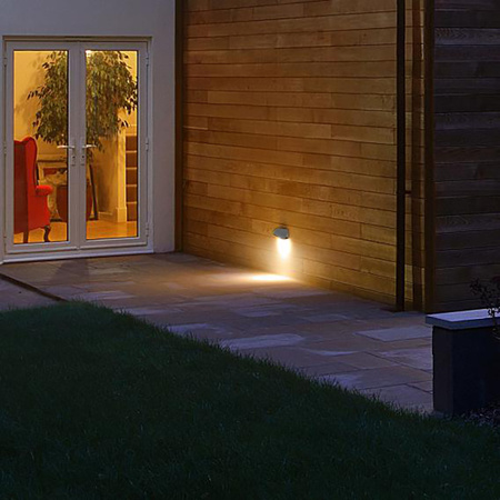 Kinkiet ścienny lampa elewacyjna oprawa zewnętrzna 12W 530lm 3000K ciemnoszary Endura Style Wide LEDVANCE