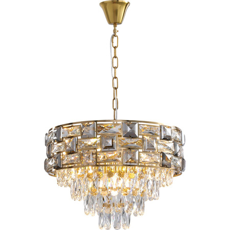 Lampa Wisząca Sufitowa Żyrandol LUXURIA 9xE14 Milagro