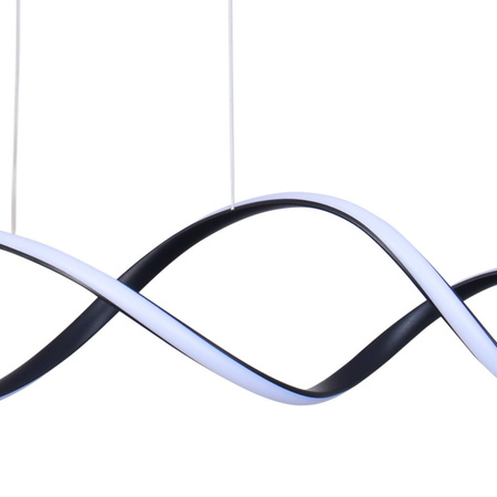 Lampa Sufitowa LED Wisząca Zwis 43W 6300lm 4000K Neutralna 120° Czarna INFINITO Sanico Goldlux