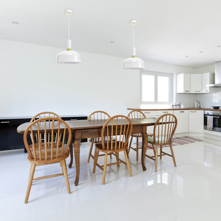 Lampa wisząca biało-złota żyrandol MiLAGRO MALMO 1x E27