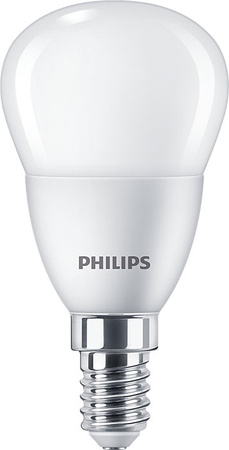 Żarówka LED Kulka E14 P45 4.9W = 40W 470lm 6500K Zimna PHILIPS