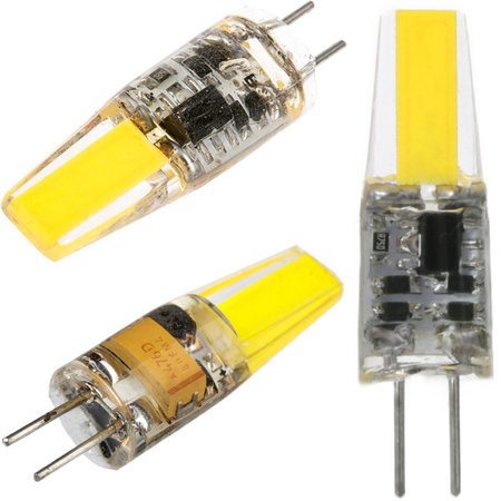 10x Żarówka LED G4 KAPSUŁKA 3W = 30W 330lm 6500K Zimna 360° LUMILED