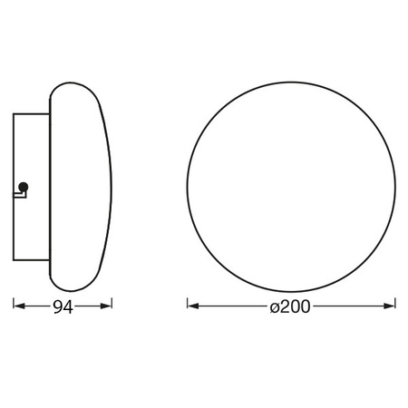 PLAFON ŁAZIENKOWY LEDVANCE WIFI SMART+ ORBIS LED AQUA 12W 1200lm 3000K-6000K BIAŁY