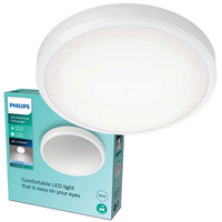 Lampa Sufitowa Plafon Łazienkowy LED 17W 1700lm 4000K IP44 Biała Doris Bathroom Philips
