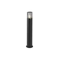 Lampa Ogrodowa Słupek Zewnętrzny Stojący E27 IP54 65cm Czarny Nowoczesny Haren Rabalux