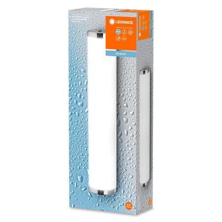 Plafon Lampa Łazienkowa Kinkiet Nad Lustro Ściemnialny E14 Chrom Bathroom Wall Luminaire IP44 Ledvance