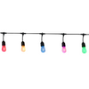 Girlanda Zewnętrzna Ogrodowa Kolorowa 6W 2700K Ciepła 10x E27 czarny IP44 PARTY Sanico Goldlux