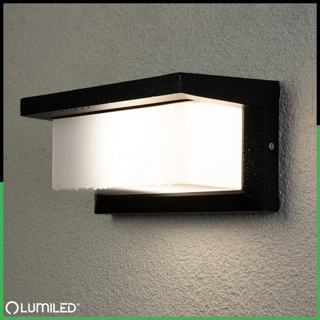 Lampa Ogrodowa Kinkiet Elewacyjny E27 Prostokątny LEVIS LUMILED