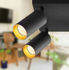Lampa sufitowa LED ERIS GOLD 4x GU10 regulowana
