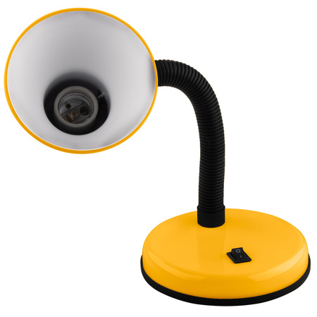 Lampka Biurkowa Stołowa Regulowana SARA Szkolna Nocna E27 Żółta LUMILED