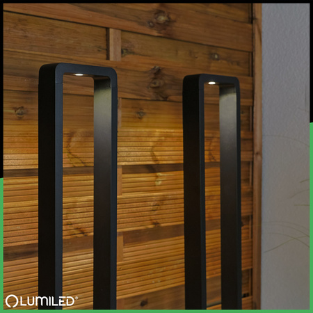 Lampa Ogrodowa Słupek Zewnętrzny Stojący LED 10W ERICA 80cm LUMILED