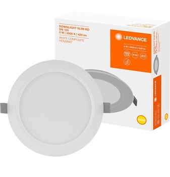 Panel LED Podtynkowy wpuszczany 6W 3000K DOWNLIGHT Slim DN105 LEDVANCE okrągły
