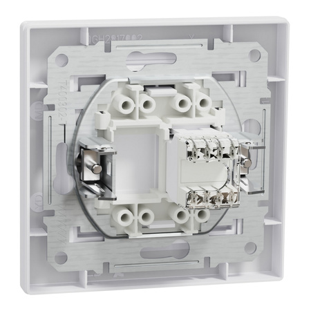 Gniazdo Komputerowe RJ45 kat. 5e UTP z Ramką Biały SCHNEIDER ASFORA