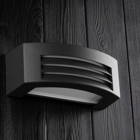 Kinkiet Ogrodowy Elewacyjny Lampa Zewnętrzna E27 Ciemnoszara IP54