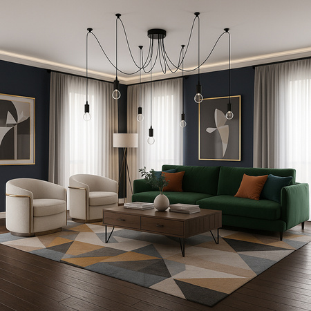 Lampa wisząca sufitowa ARANE PAJĄK 6 ramion do LED 6x E27 LUMILED