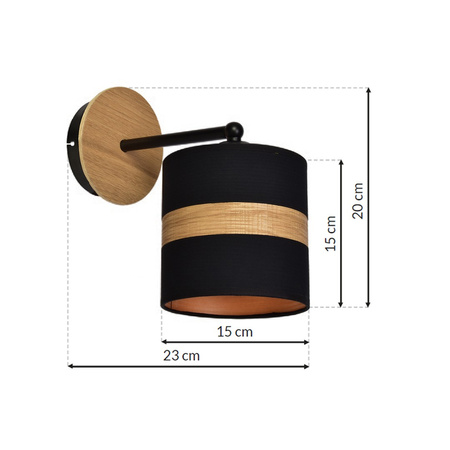 Lampa Ścienna Kinkiet TERRA 1xE27 Milagro