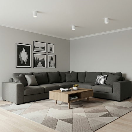 Oprawa Natynkowa HALOGENOWA SPOT TUBA Ruchoma GU10 ES111 Okrągła Biała 100mm TELES LUMILED