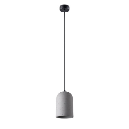 Lampa Wisząca Sufitowa NIMIS E27 Szara Czarna Minimalistyczna SOLLUX