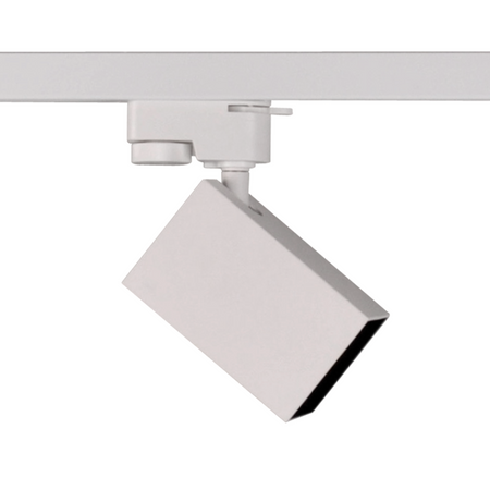 Zestaw Szynowy Szynoprzewód Szyna Listwa 1-Fazowa + 3x Reflektor GU10 Biała Czarna SQUARE Sanico Goldlux