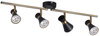 Oprawa Lampa Sufitowa MILENO 4x GU10 Czarny Złoty 72cm Kanlux
