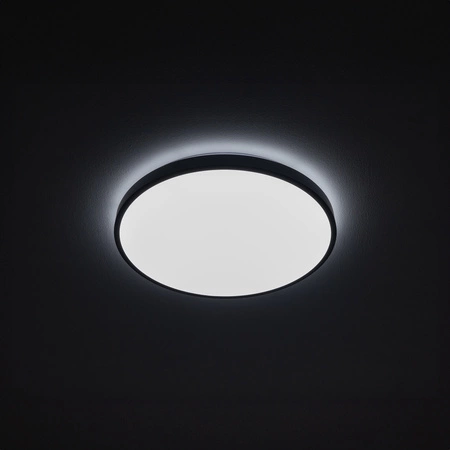 Plafon Lampa Sufitowa Oprawa Natynkowa LED 22W 1800lm 4000K Neutralna Czarna Wodoodporna IP44 AGNES ROUND LED PRO 10972 Nowodvorski