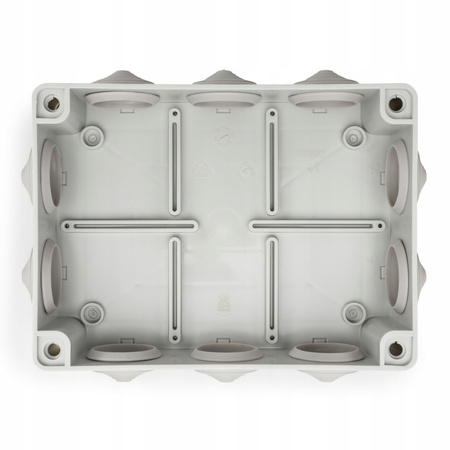 Puszka Instalacyjna Natynkowa Hermetyczna S-BOX 406 190x140x70 IP65 10 Dławików PAWBOL