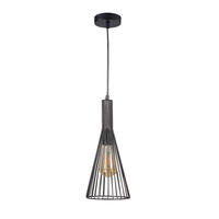 Lampa Sufitowa Wisząca Zwis Dekoracyjna E27 Czarna Tiana Sanico Goldlux