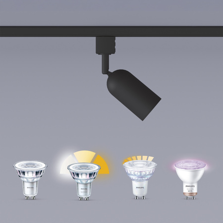 Reflektor Szynowy Lampa na Szynę Oświetleniową Szynoprzewód LED GU10 Czarna EasyLink Shea Philips