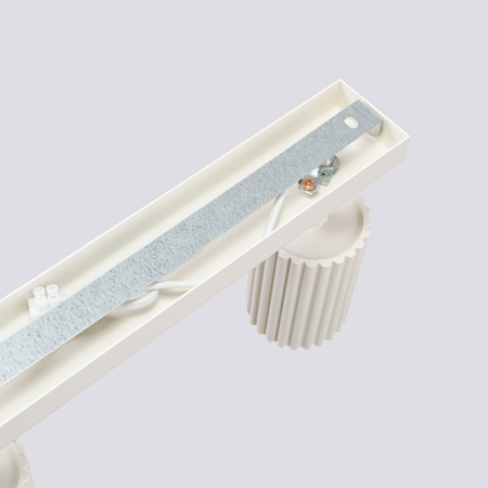 Lampa Sufitowa Reflektor Tuba Spot 4x GU10 Beżowa Karbon Deep Space SL.1603 Sollux